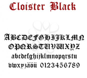 Gothic Font