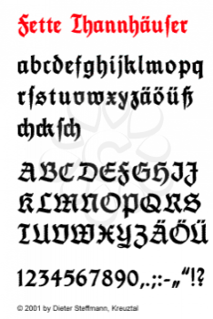 Thannhaufer Font