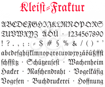 Fraktur Font