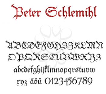 Engraved Font