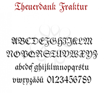 Theuerdank Font