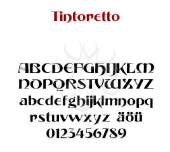 Tintoretto Font