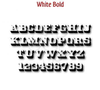 White Font