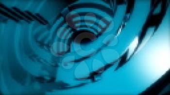 Royalty Free HD Video Clip of Rotating Circular Rectangles