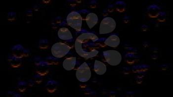 Royalty Free Video of Floating Bubbles