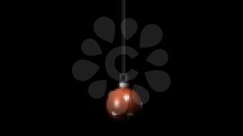 Royalty Free Video of a Revolving Ornament