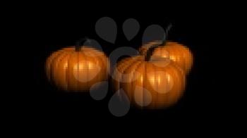 Royalty Free Video of Pumpkins