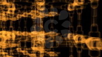 Royalty Free Video of an Abstract Turning Design