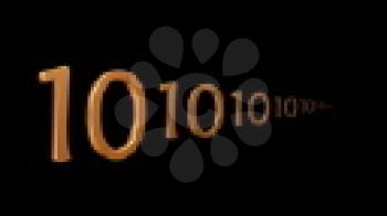 Royalty Free Video of a Numeric Countdown