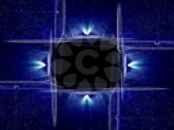 Royalty Free Video of a Flashing Abstract