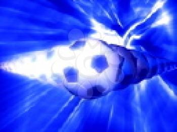 Royalty Free Video of Soccer Balls