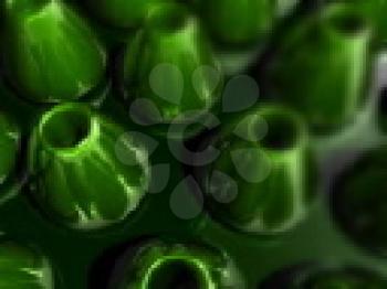Royalty Free Video of an Abstract Background of Green Cones