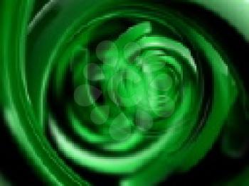 Royalty Free Video of a Green Abstract Pattern Moving in a Washing Machine Motion