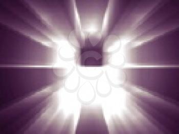 Royalty Free Video of a Flashing Abstract