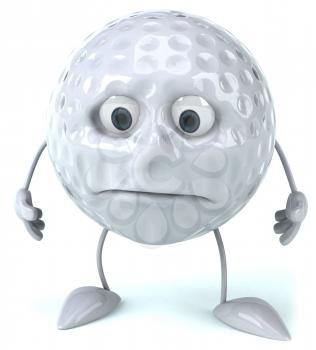 Royalty Free Clipart Image of a Golf