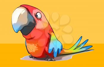 Fun parrot