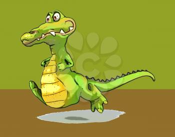 Fun crocodile