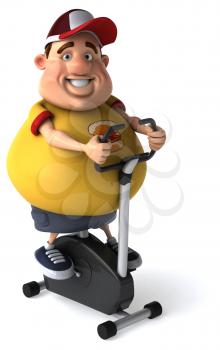 Overweight guy