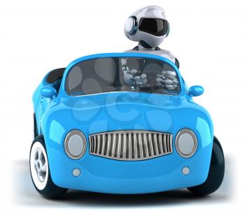 Robot and car