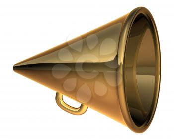 Royalty Free 3d Clipart Image of a Megaphone