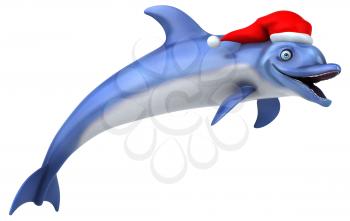 Fun Dolphin - 3D Illustration