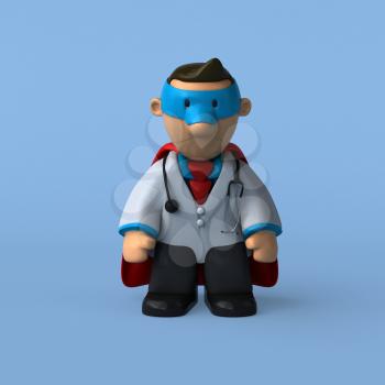 Cartoon doctor - 3D Illustration