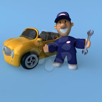 Mechanic - 3D Illustration