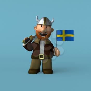 Viking - 3D Illustration