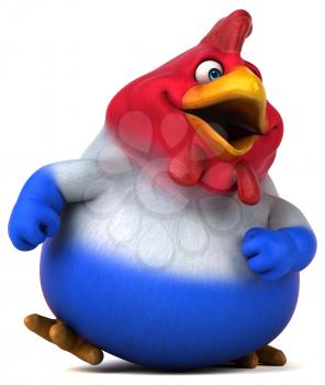 French chick - 3D Illustration