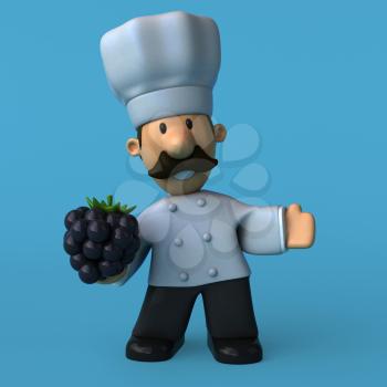 Fun chef - 3D Illustration