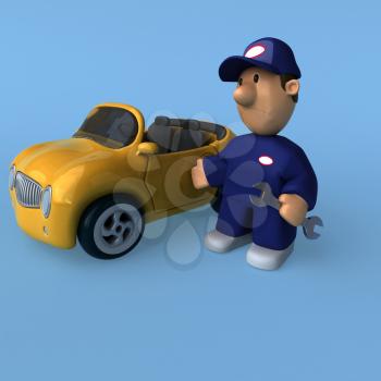 Mechanic - 3D Illustration