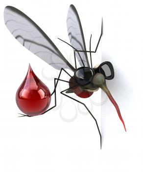 Mosquito - 3D Illustration