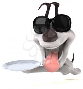 Fun dog - 3D Illustration