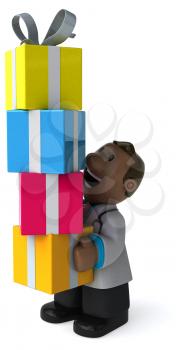 Fun doctor - 3D Illustration