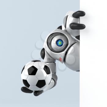 Big robot - 3D Illustration