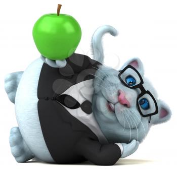 Fun cat - 3D Illustration