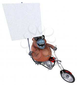 Fun orang outan - 3D Illustration