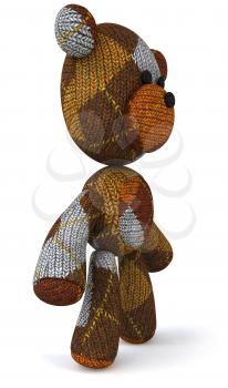 Royalty Free 3d Clipart Image of a Teddy Bear