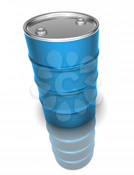 Royalty Free 3d Clipart Image of an Oil Barrel