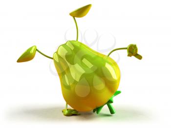 Royalty Free 3d Clipart Image of a Pepper