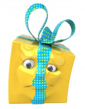 Royalty Free 3d Clipart Image of a Gift