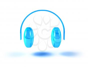 Royalty Free 3d Clipart Image of Headphones