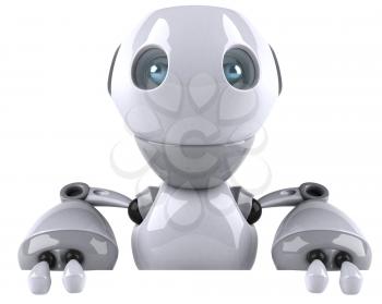 Royalty Free Clipart Image of a Robot