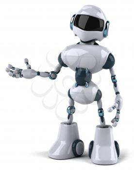 Royalty Free 3d Clipart Image of a Robot