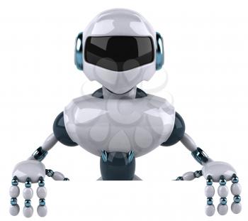 Royalty Free 3d Clipart Image of a Robot