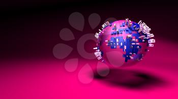 Royalty Free 3d Clipart Image of a Globe