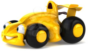 Royalty Free Clipart Image of a Sporty Car