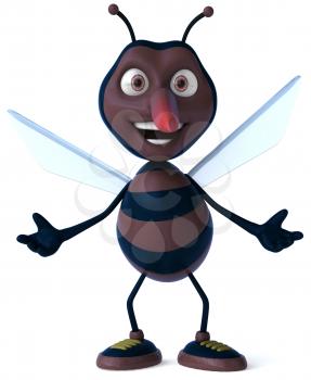 Royalty Free Clipart Image of a Mosquito