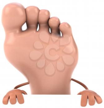Royalty Free Clipart Image of a Foot