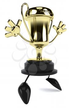 Royalty Free Clipart Image of a Trophy